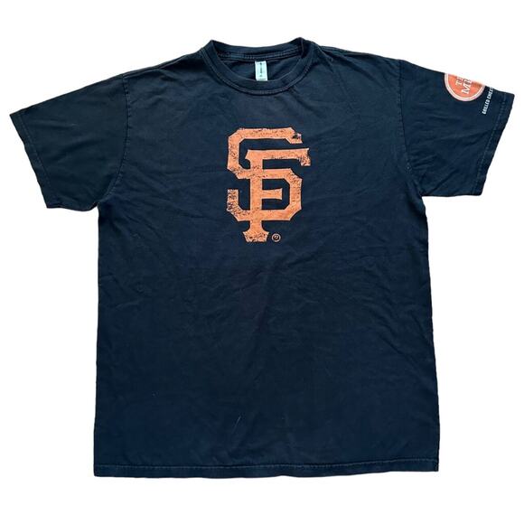 San Francisco Giants MLB Baseball Brandon Belt Black Shirt Men Large Shortsleeve - Picture 1 of 9